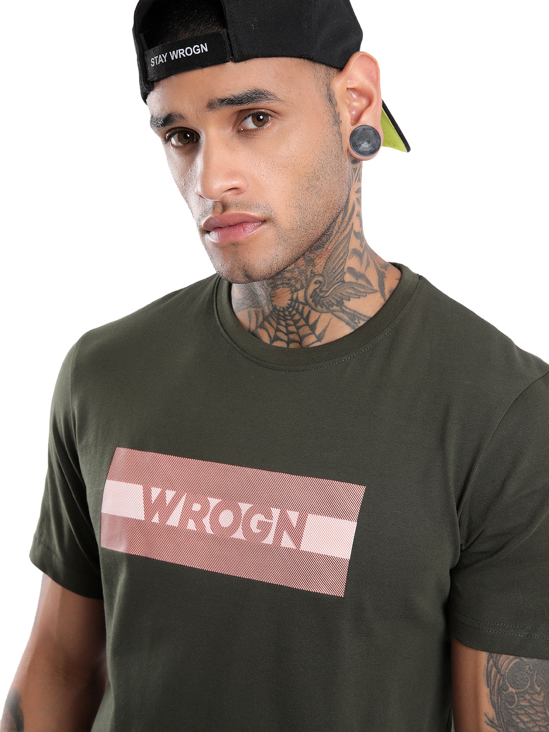 Flagged Wrogn Printed T-Shirt