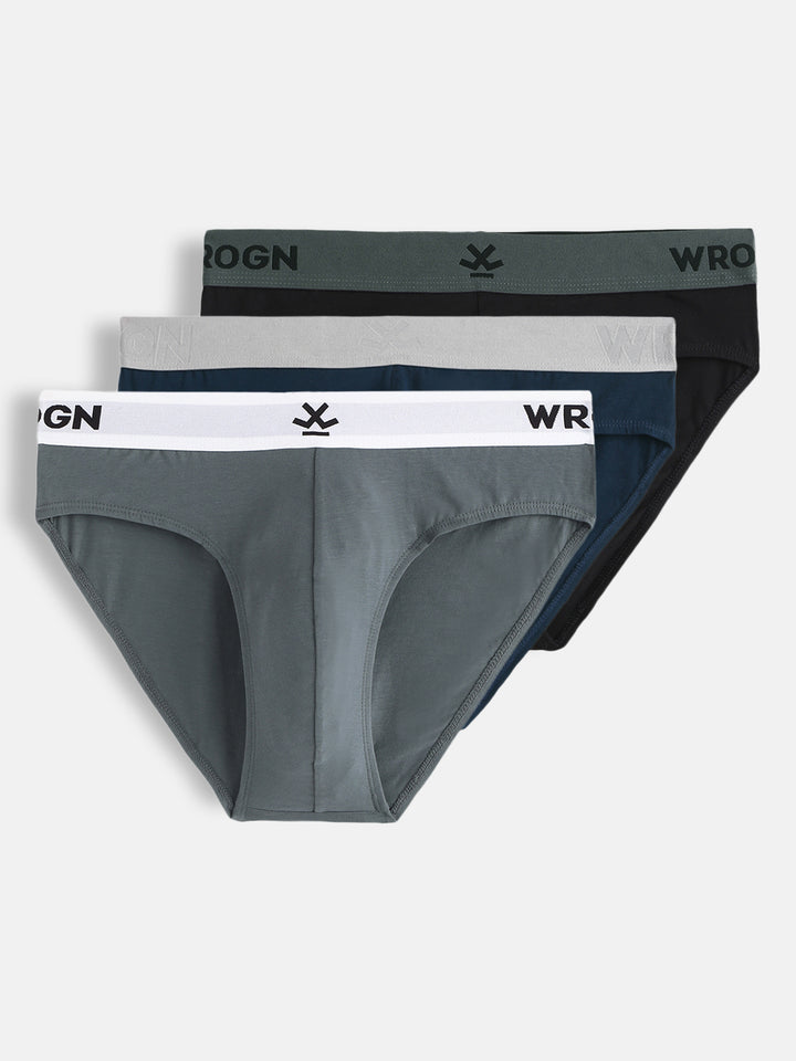 Solid All-Day Fresh 3-Pack Brief