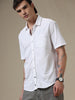 Solid Heavy Knit White hirt