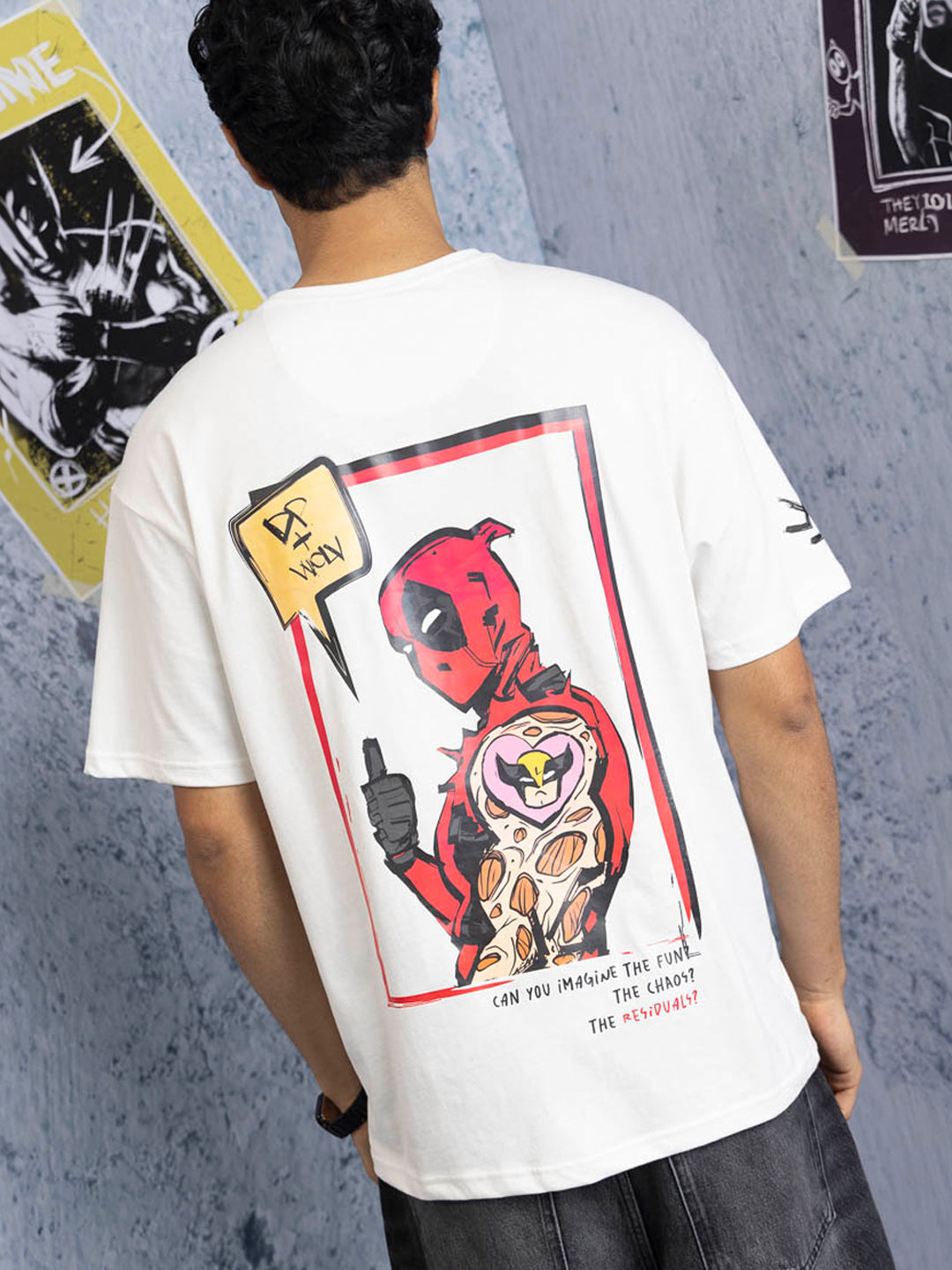 Deadpool & Woly Oversized T-Shirt