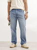 Anti Fit Solid Denim Jeans | Light Blue