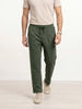 Solid loose Fit Pleated Jogger | Olive