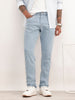 Faded Slim Fit Denim Jeans | Light Blue | WUJN2657F