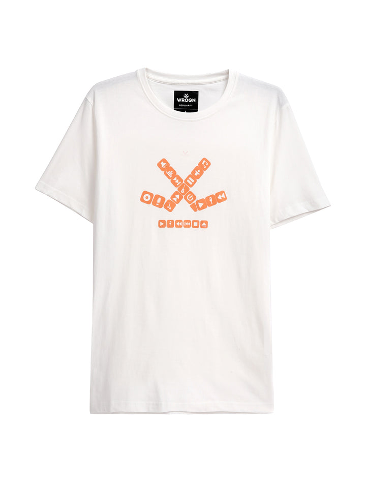 Musical Waves Printed T-Shirt