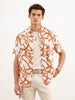 Slim Fit AOP Shirt  | White