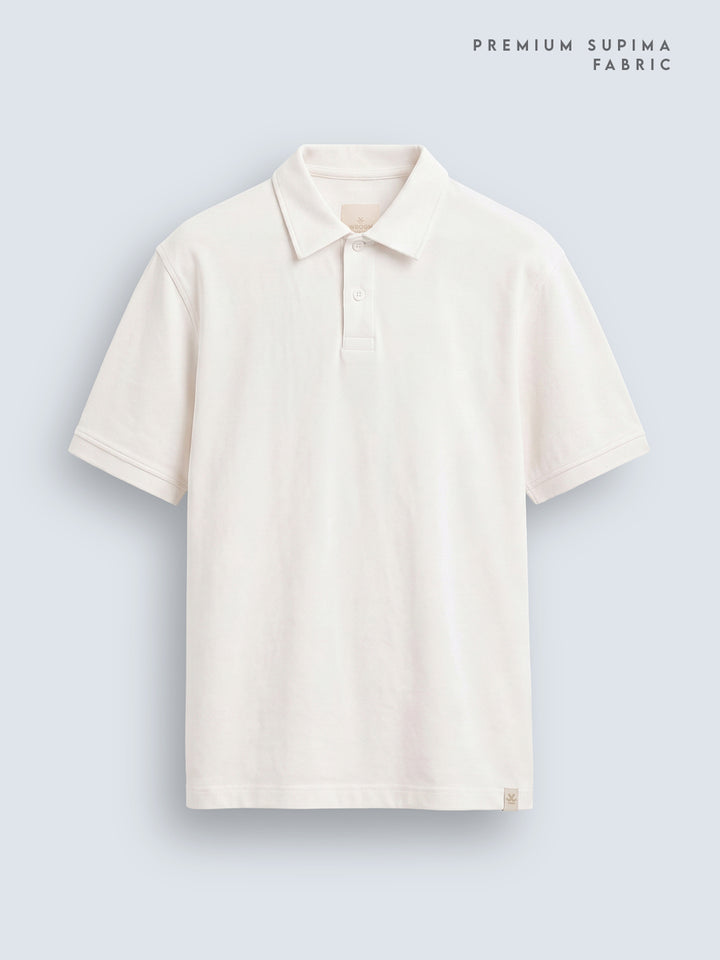 Essential Supima Polo T-Shirt | Essential | White