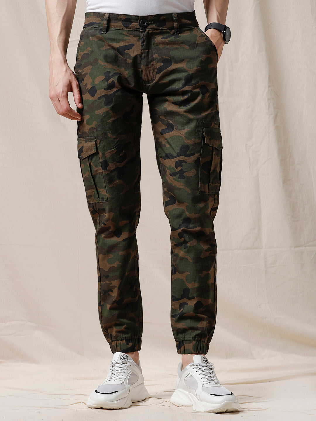 Camo Olive Cargo Jogger