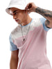 Pink Swerve Colourblocked T-Shirt