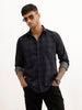 Regular Fit Checkered Shirt | Black