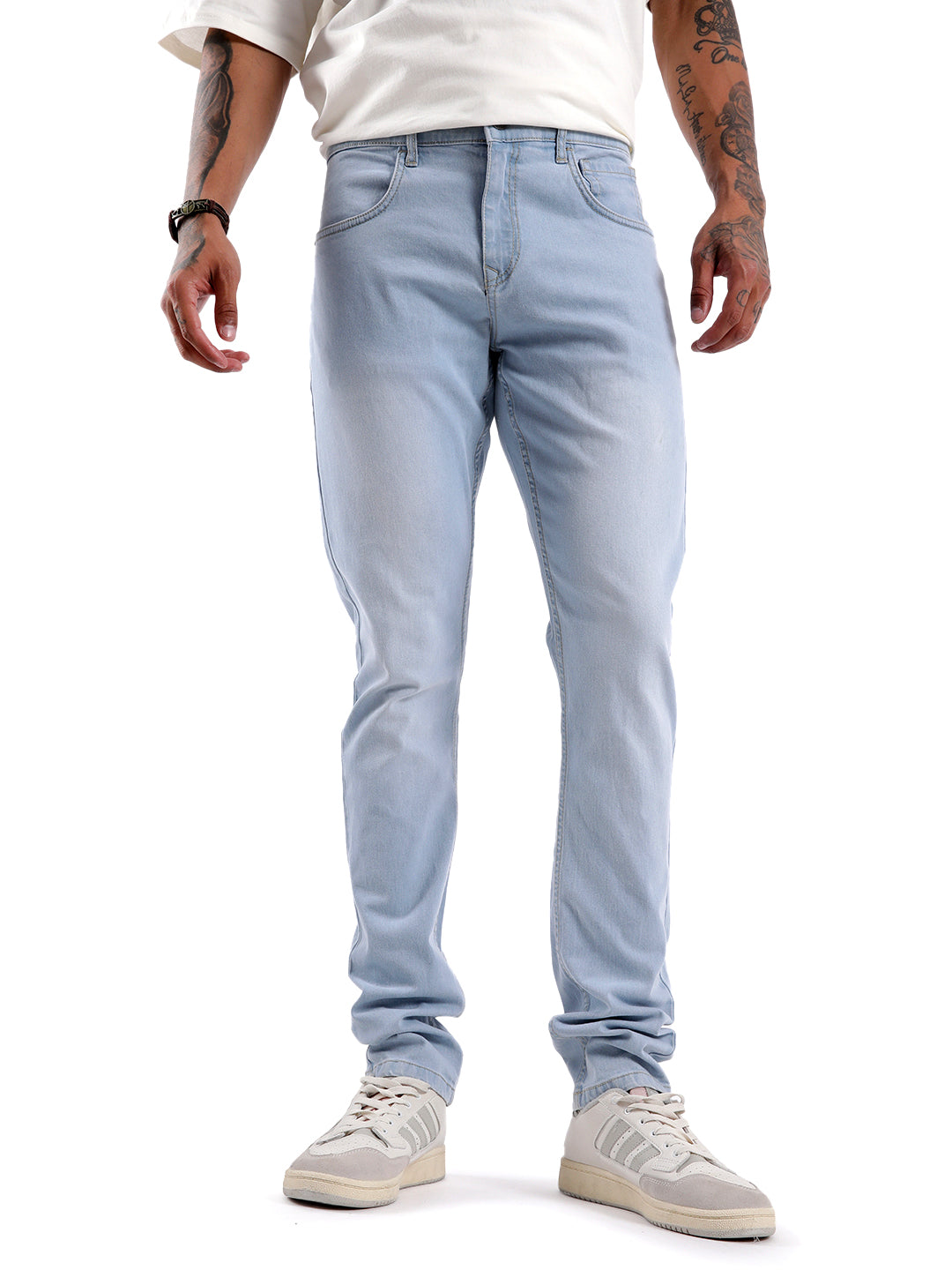 Urban Light Blue Slim Fit Denim Jeans