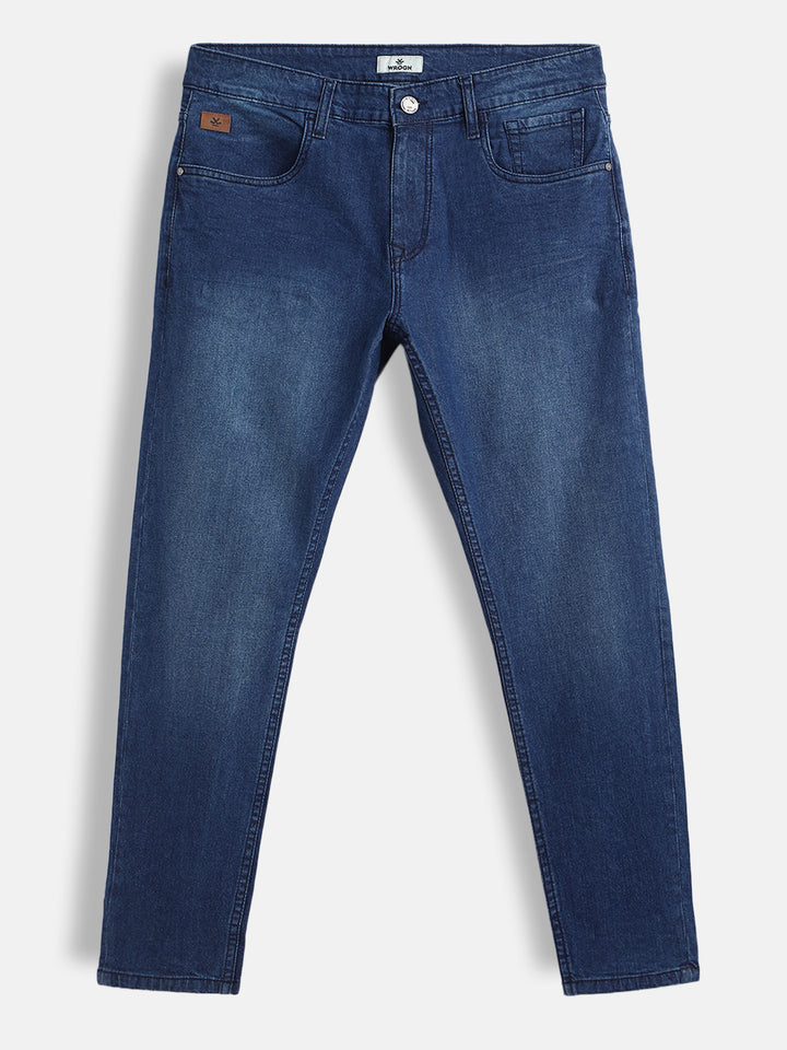 Vintage Fade Skinny Crop Jeans | Blue