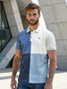 Casual Cut & Sew Polo T-Shirt | Off White