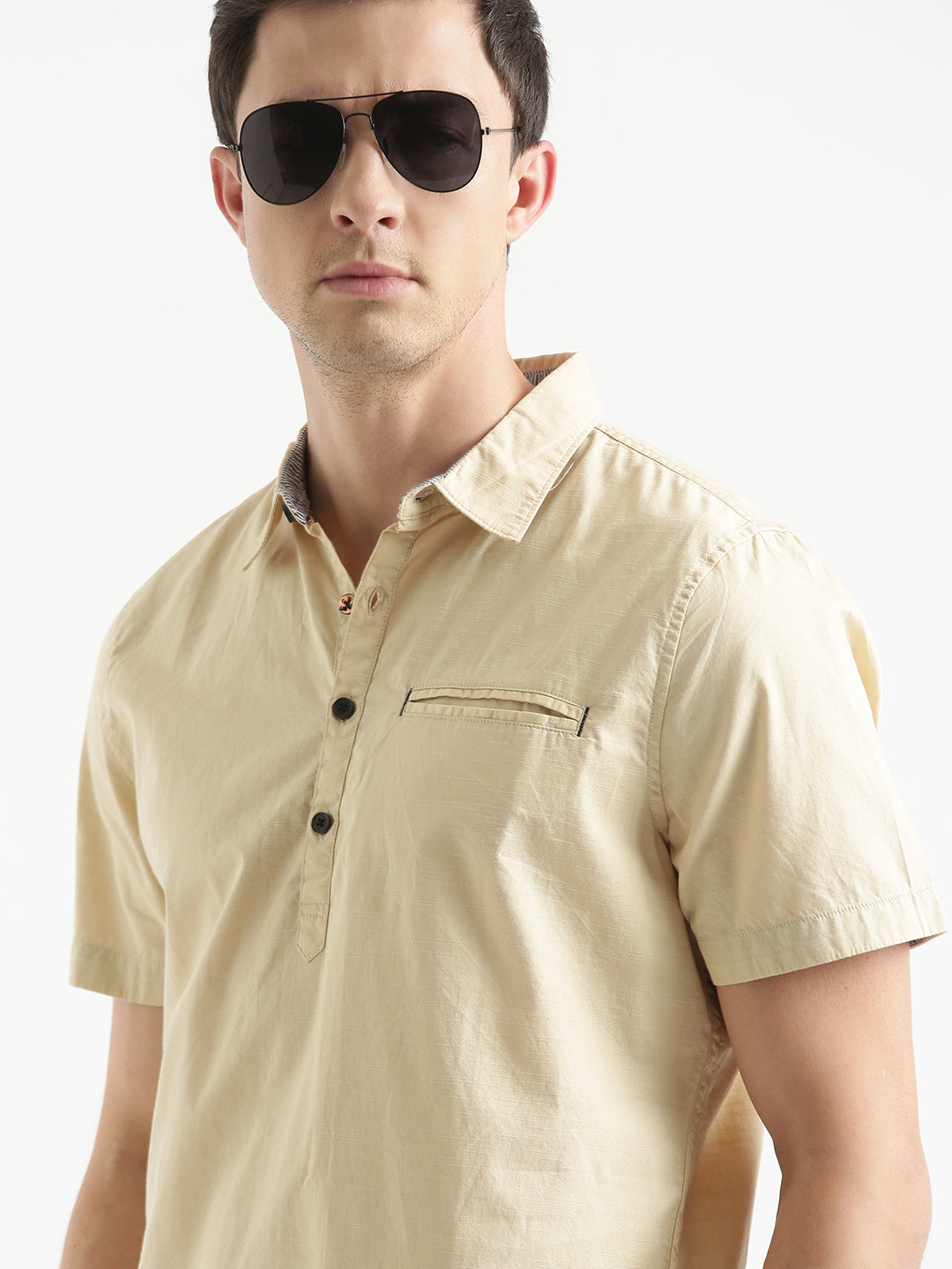 Casual Ease Half-Sleeve Shirt