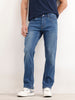 Classic Straight Fit Denim Jeans  | Light Blue