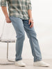 Solid Straight Fit Denim Jeans | Light Blue