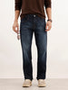 Light Faded Relaxed Fit Denim Jeans | Blue