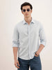Regular Fit AOP Full Sleeved Shirt | Light Blue