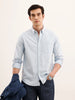 Claasic Regular Fit Solid Shirt | Light Blue