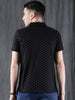 Classic Black AOP Polo T-Shirt