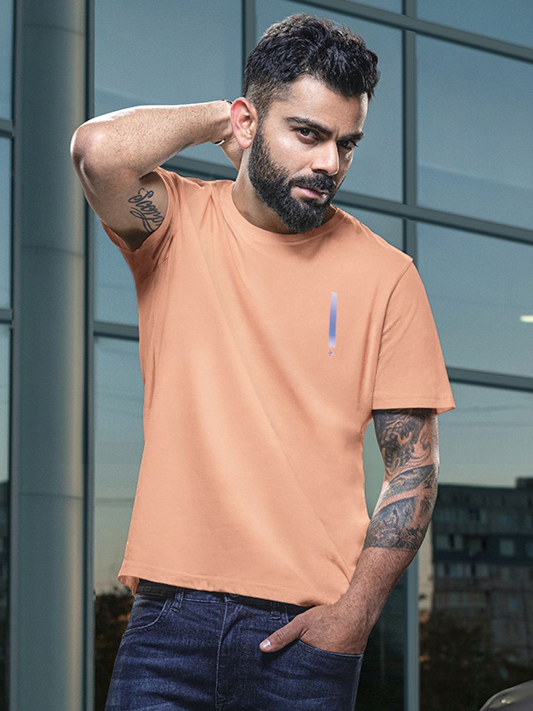 Peach Comfort Fit T-Shirt