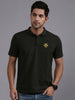 Classic Olive Solid Polo T-Shirt