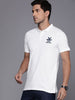 Logo Printed White Polo T-Shirt