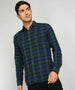 Classic Green Twill Check Shirt