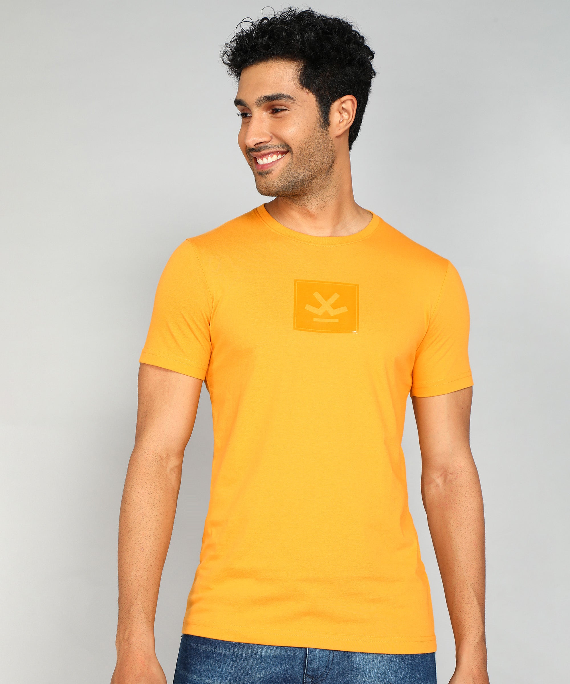 Elite Yellow Crew Neck T-Shirt