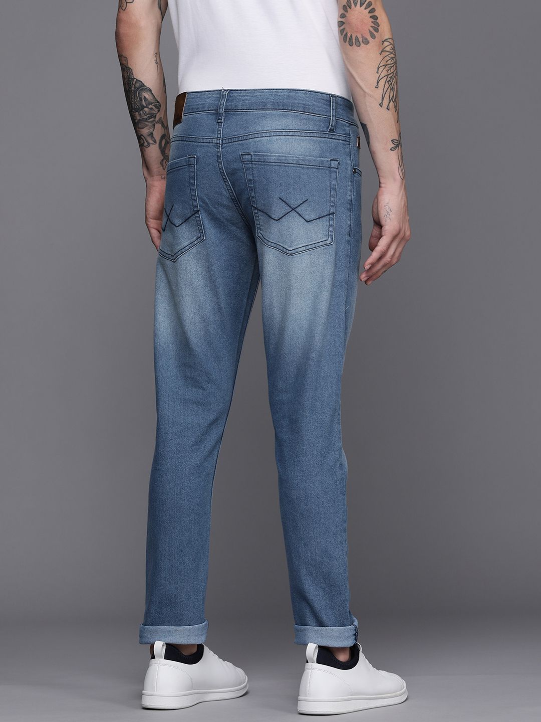 Blue Stretch Light Fade Jeans