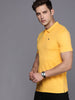 Basic Yellow Polo Collar T-Shirt