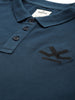 Bold Teal Polo Collar T-Shirt