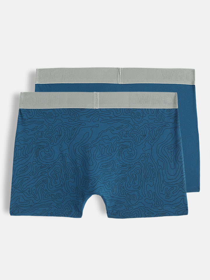 Pure Comfort Solid & Print 2-Pack Trunks