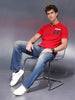 Men's Regular Fit polo tshirt |  Red