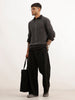 Regular Fit Textured Cable Knit Sweater | Grey