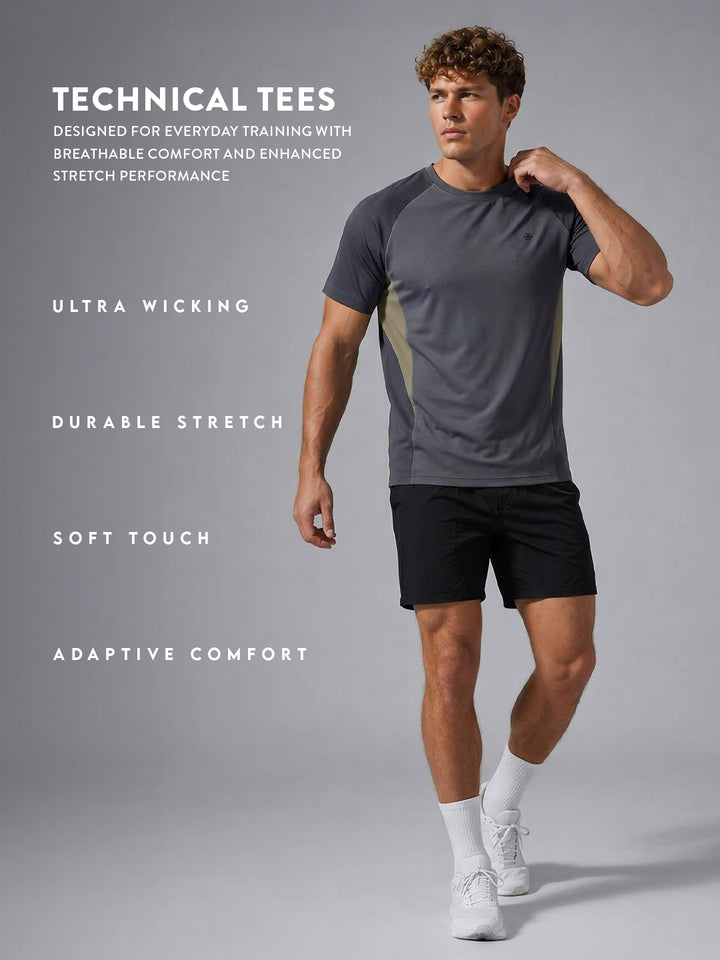 Nylon Active Tee | Active | Black