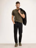 Skinny Crop Denim Jeans | Black
