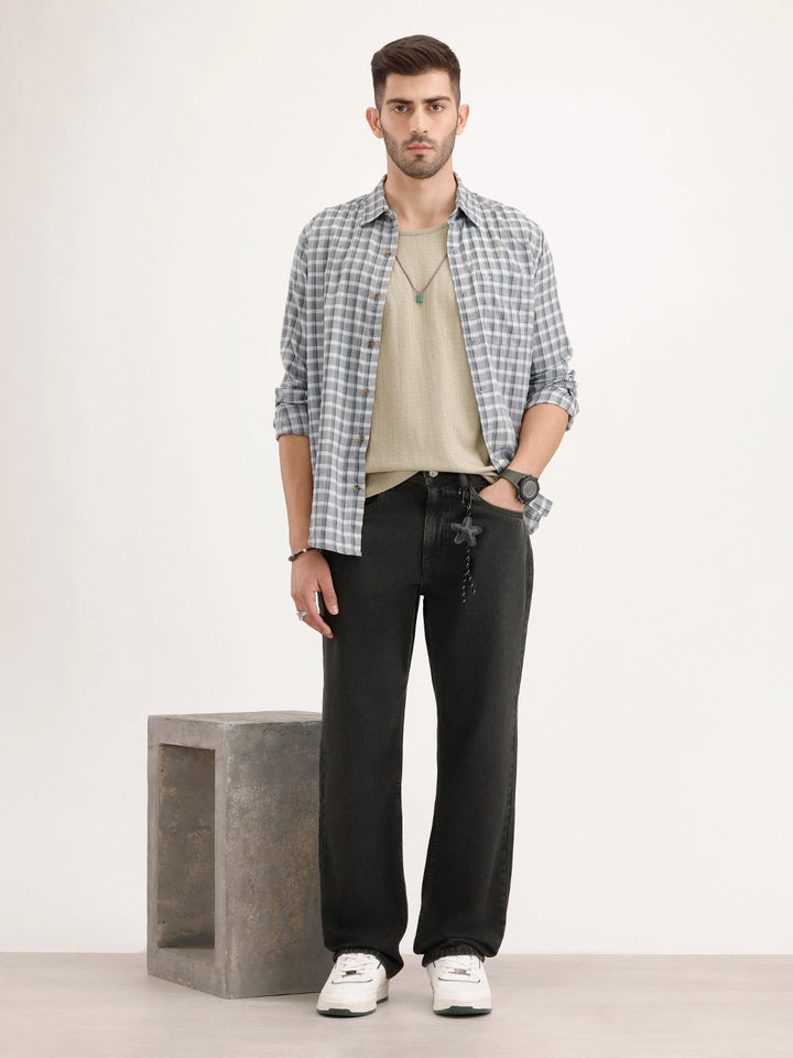 Anti Fit Denim Jeans | Black
