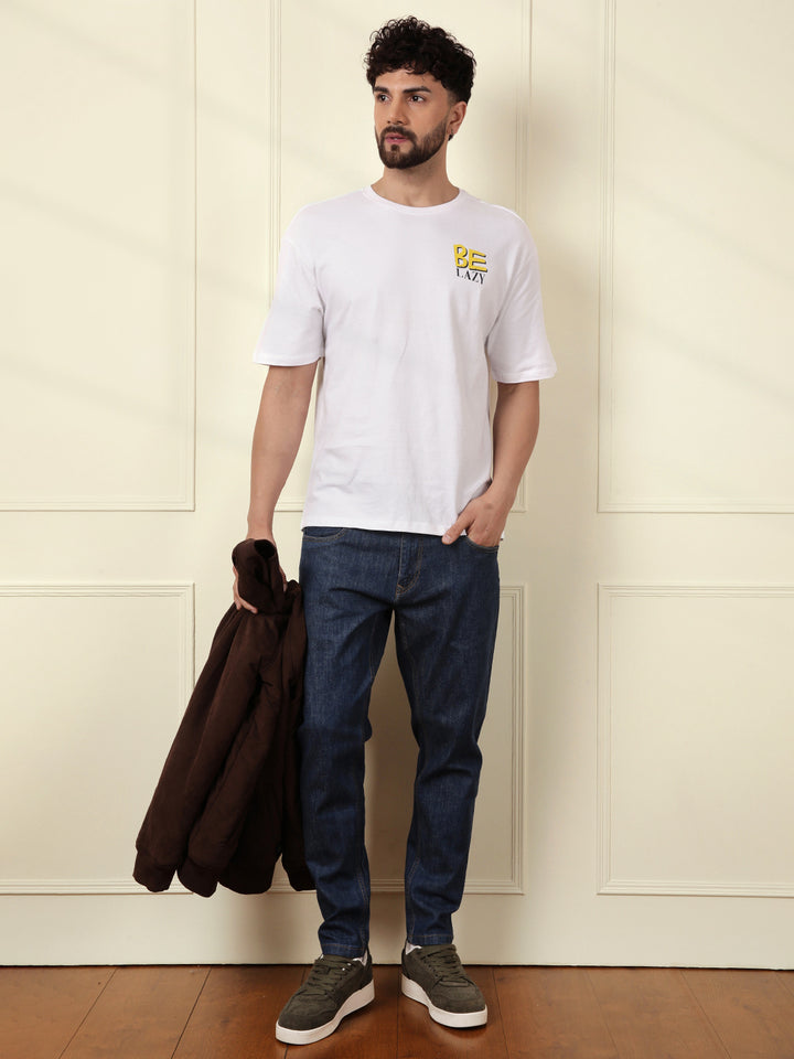 Light Fade Skinny Fit Jeans | Dark Blue