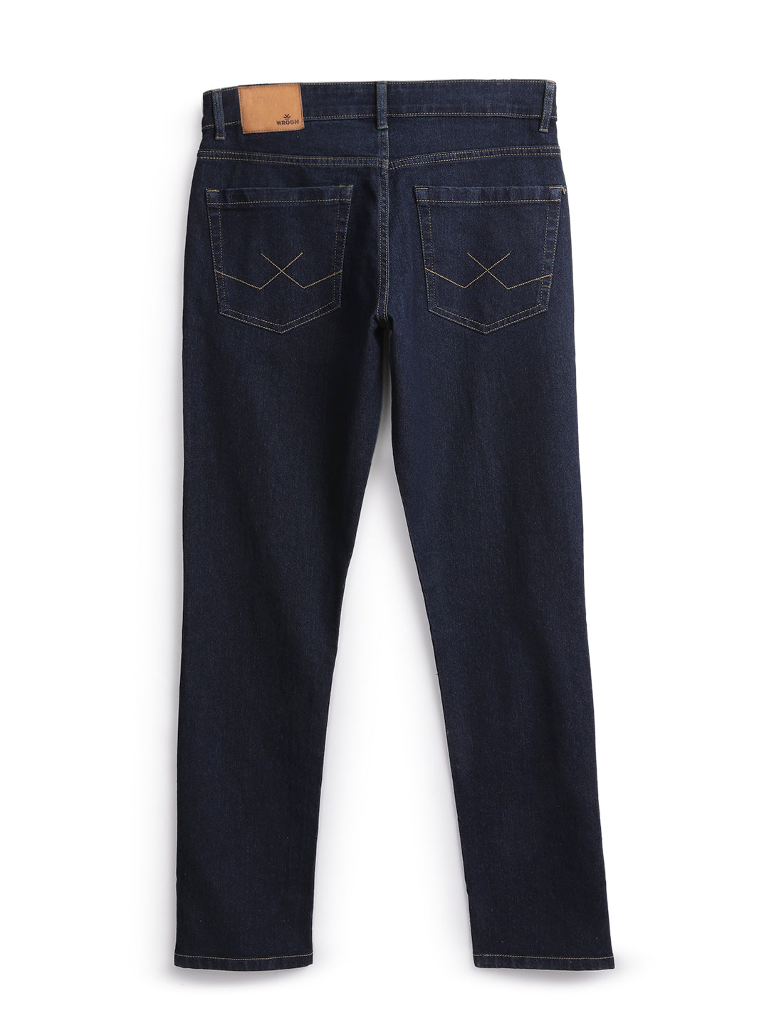 Dark Blue Stride Basic Jeans