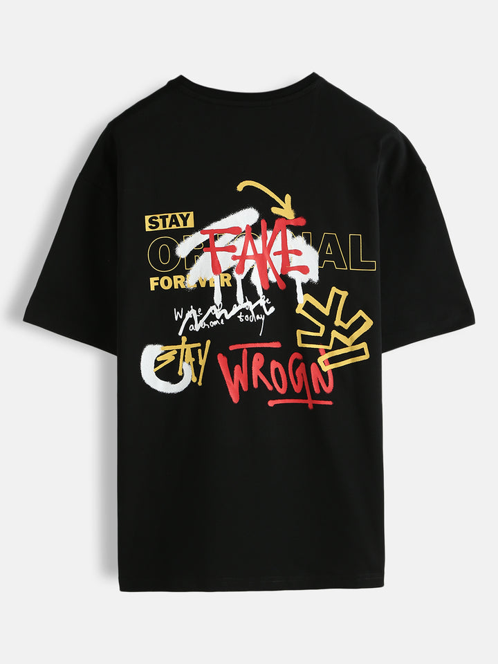 Heavy GSM Oversized Fit T-Shirt | Black