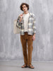 Corduroy Straight Fit Trousers  | Khaki