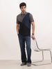 Classic Slim Fit Cut & Sew Polo T-Shirt | Dark Grey