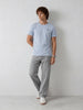 Solid Slim Fit T-Shirt | Light Blue