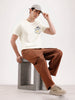Classic Placement Printed T-Shirt   |  Yellow