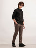 Solid Slim Fit Full Sleeved Shirt  | Black