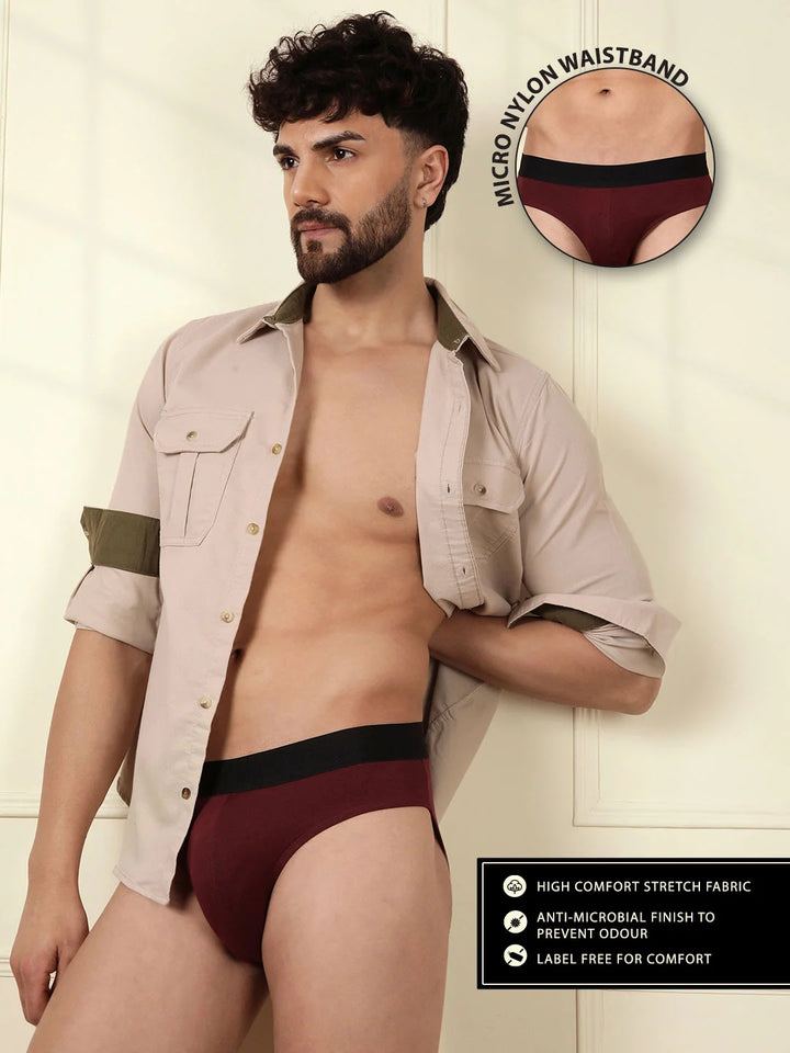 All Day Comfort Solid 2-Pack Briefs