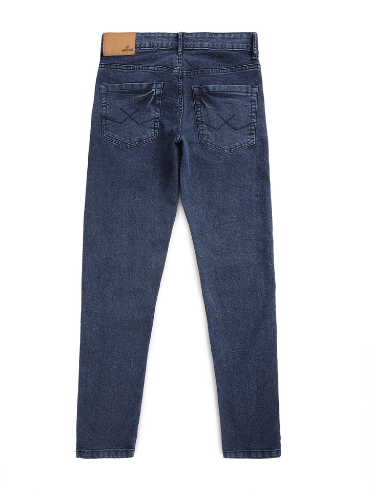 Durable Slim Fit Blue Jeans