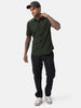 Dark Olive Half Sleeve Shirt