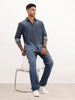 Classic Regular Fit Denim Shirt | Blue