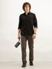 Solid Slim Fit Trouser | Olive